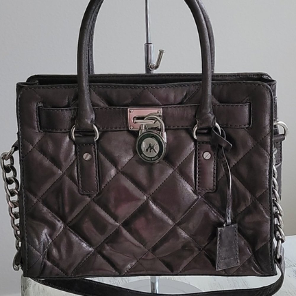 Michael Kors Hamilton Quilted Leather Tote
